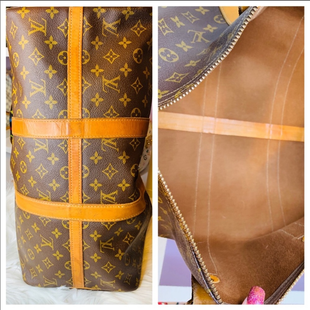 Vintage Louis Vuitton French Co Keepall 45 - Picture 3 of 5